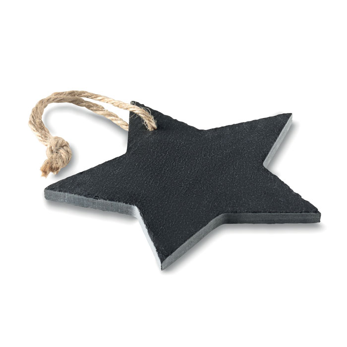 CX1434-03 SLATESTAR Slate xmas hanger star CX1434-03 SLATESTAR Slate xmas hanger star