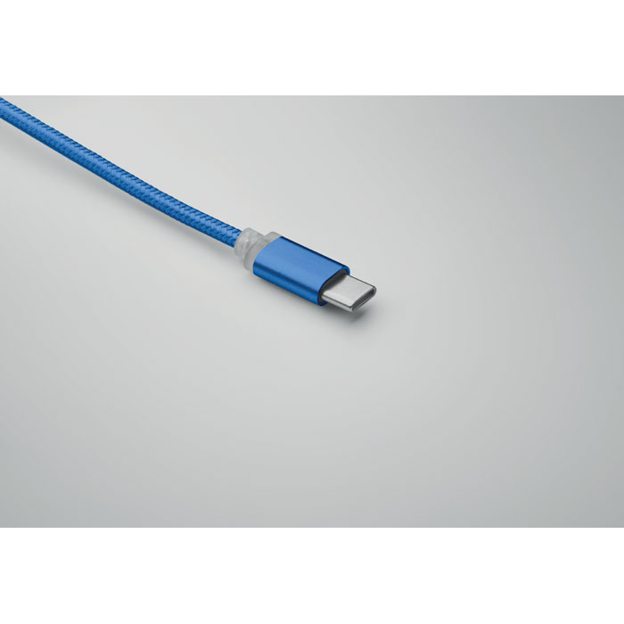 4In1 ladekabel typ-c Blue
