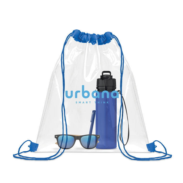Picture of Transparent drawstring bag