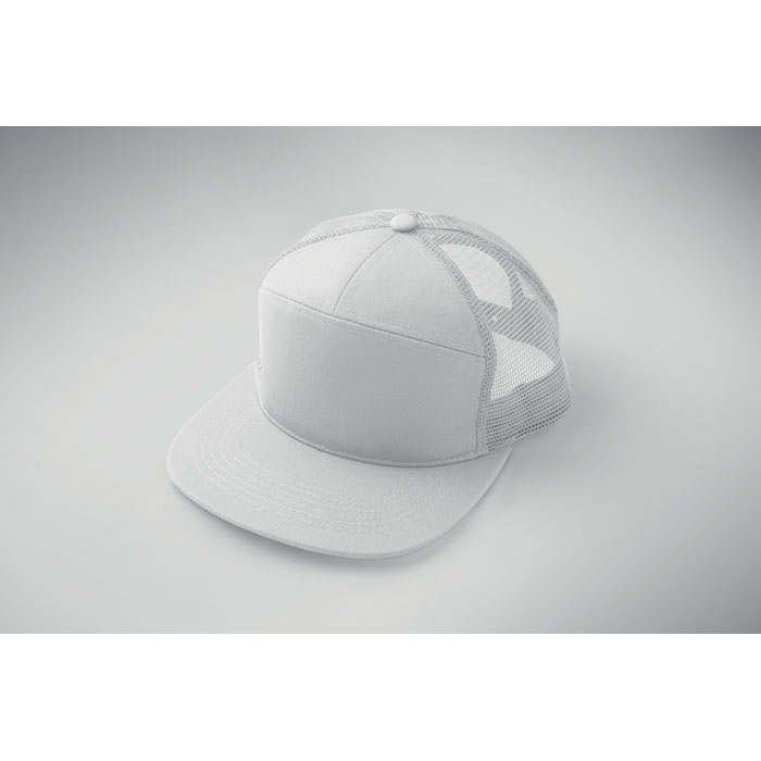 Picture of 7 panel flat visor cap