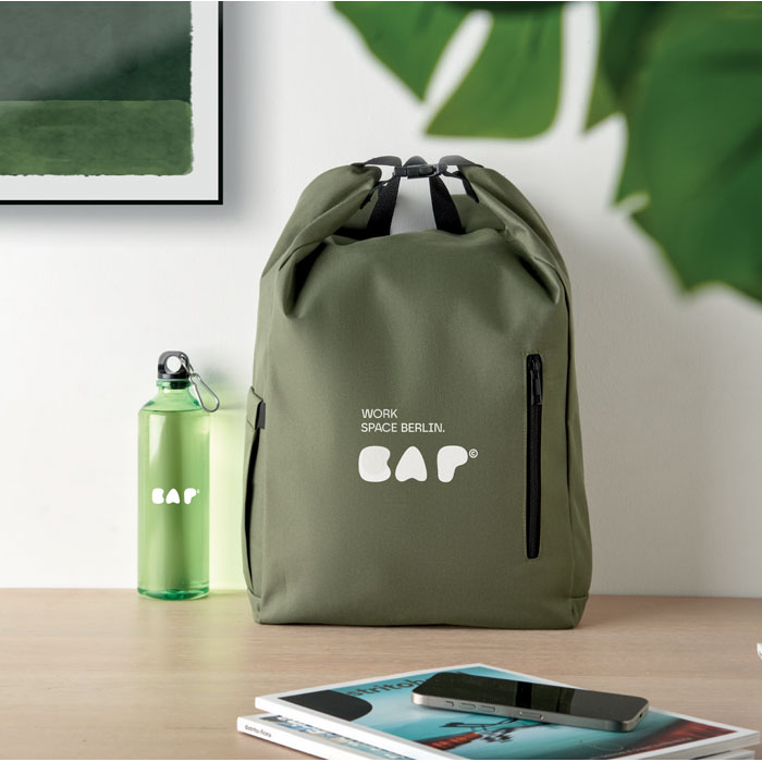 Picture of 15'' roll top laptop backpack