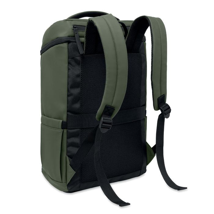 15" PU laptop backpack
