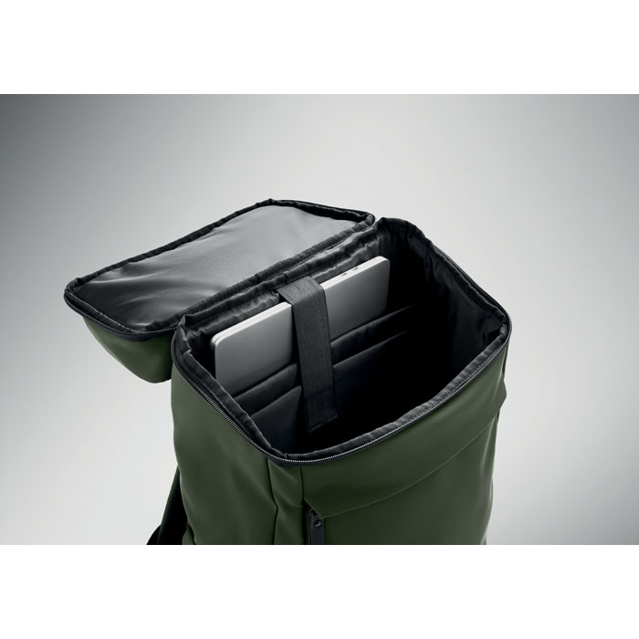 15" PU laptop backpack