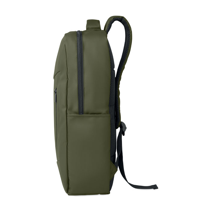 15" PU RPET laptop backpack