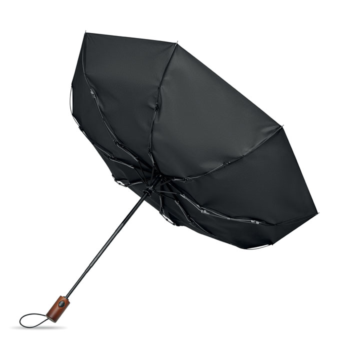 21" auto umbrella wood handle