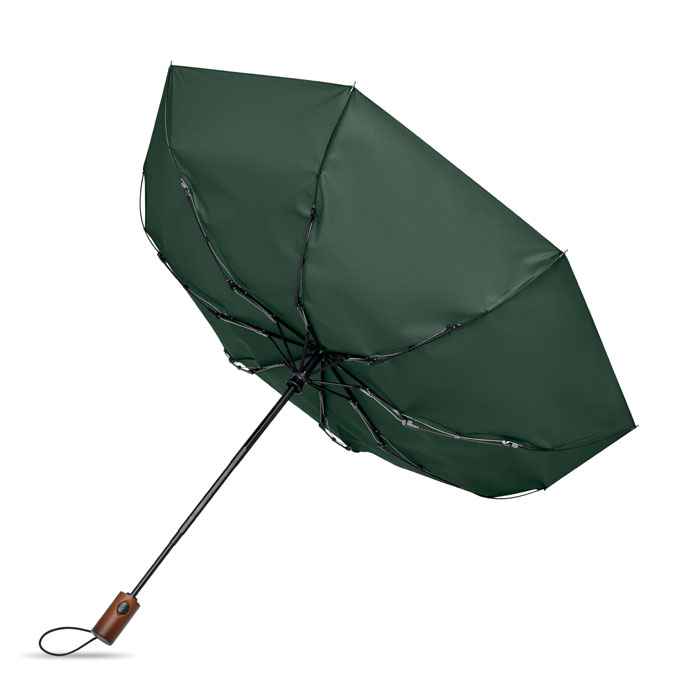 21" auto umbrella wood handle