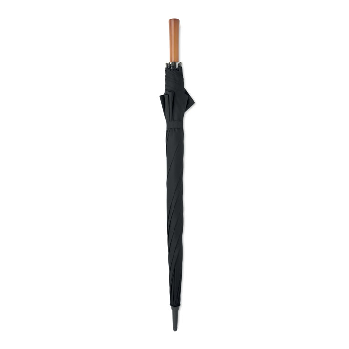 27" auto umbrella wood handle