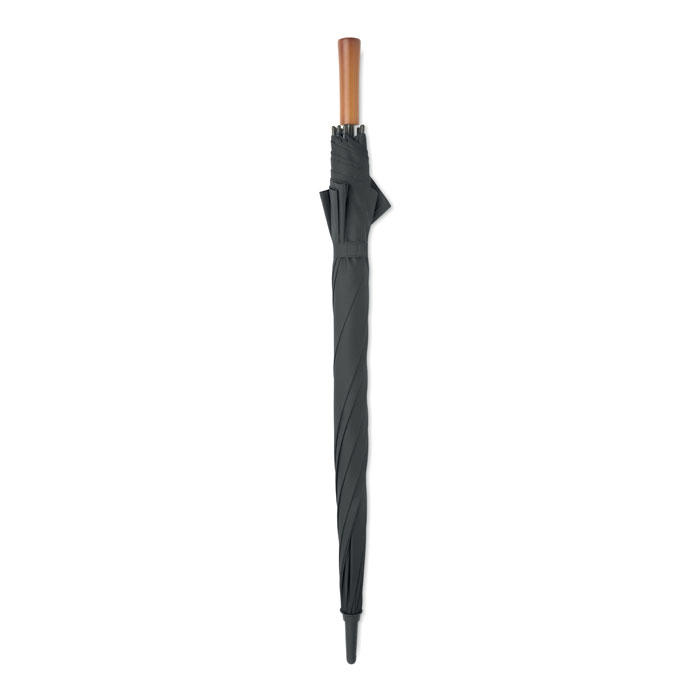 27" auto umbrella wood handle