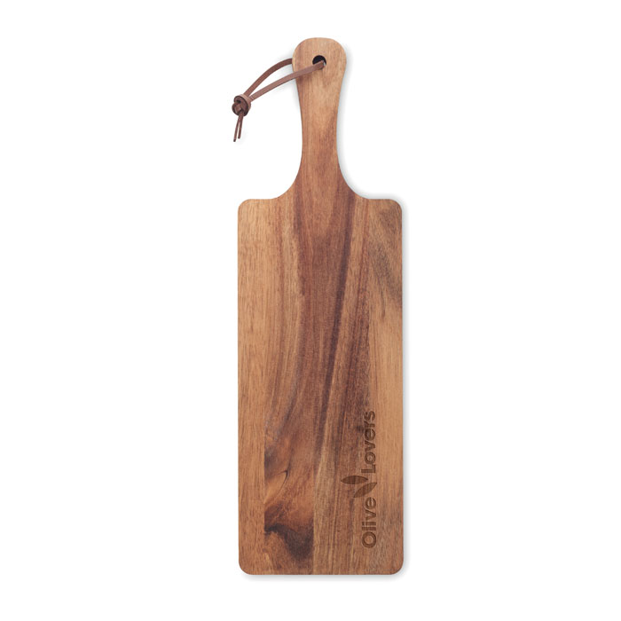 Tagliere In Legno Di Acacia Con Manico – 41 Cm, Per Pizza, Pane E Sushi