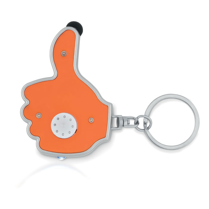 MO8940-10 GIOIA Thumbs up led light w/key ring MO8940-10 GIOIA Thumbs up led light w/key ring