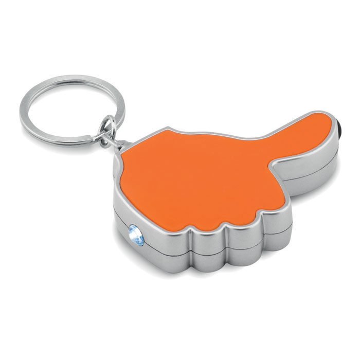 MO8940-10 GIOIA Thumbs up led light w/key ring MO8940-10 GIOIA Thumbs up led light w/key ring