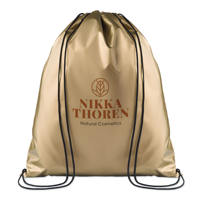 MO9266-98 NEW YORK Drawstring bag shiny coating MO9266-98 NEW YORK Drawstring bag shiny coating