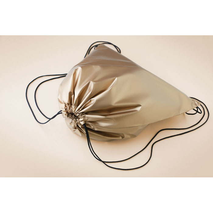 MO9266-98 NEW YORK Drawstring bag shiny coating MO9266-98 NEW YORK Drawstring bag shiny coating