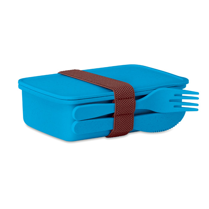 Fiambrera fibra de bambú y PP Astoriabox azul