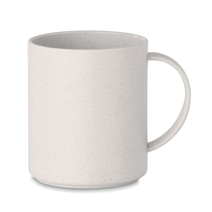 Taza de bambú  Astoriamug blanca