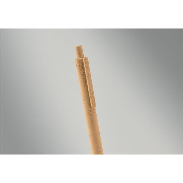 Stylo poussoir blé paille