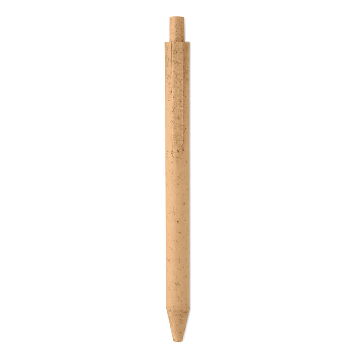 Stylo poussoir blé paille