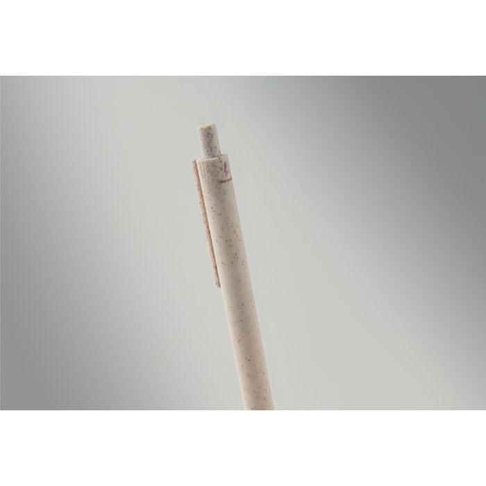 Stylo poussoir blé paille