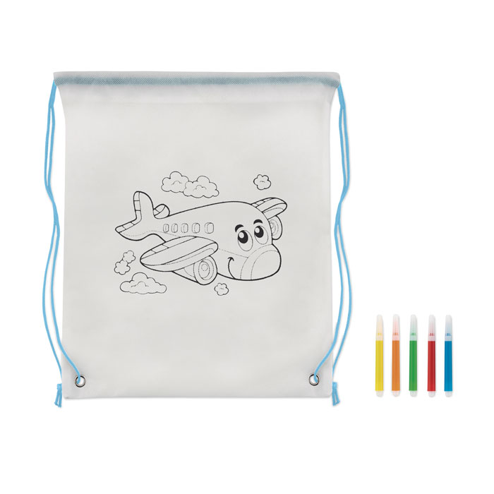 Picture of Non woven kids bag with pens