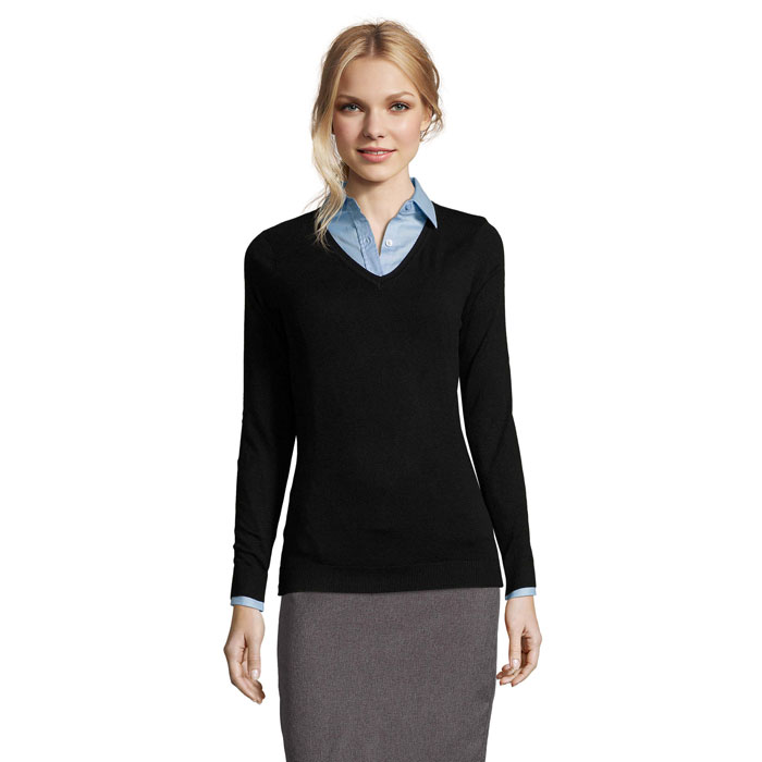 GLORY WOMEN V-NECK SWEATER