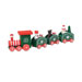 Houten decoratie kersttrein