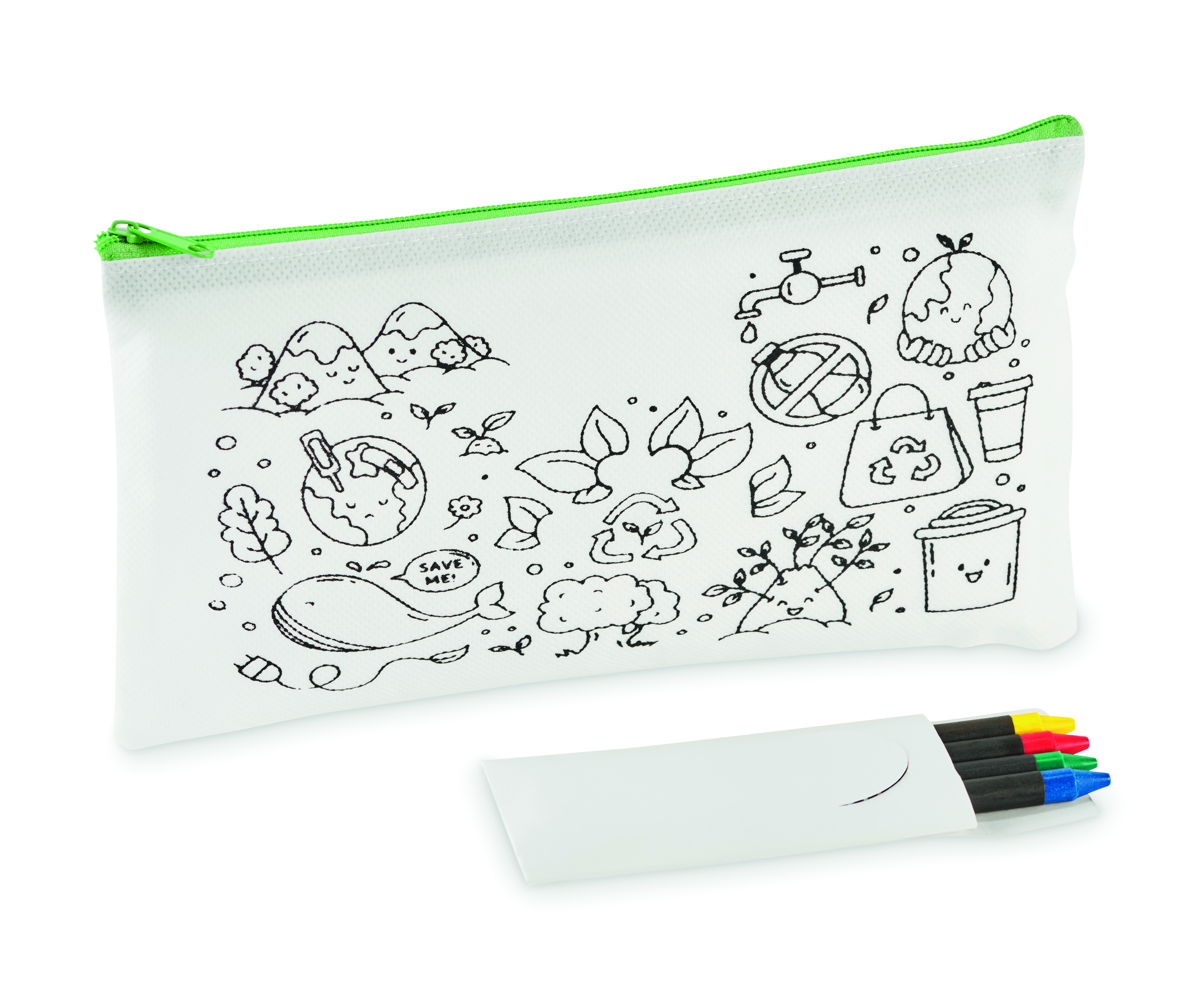 Trousse 4 crayons de couleur