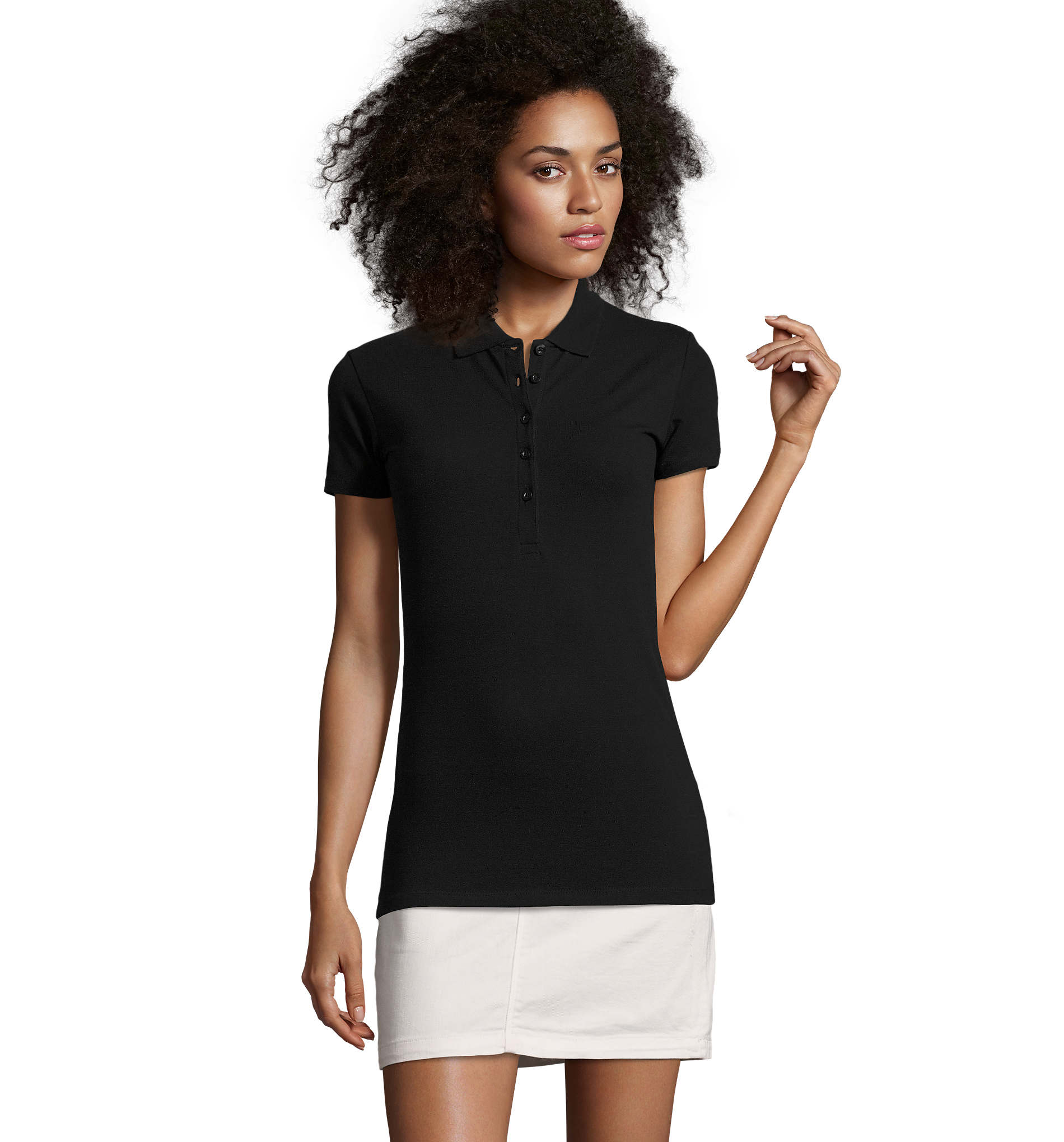 PHOENIX WOMEN ELASTANE POLO