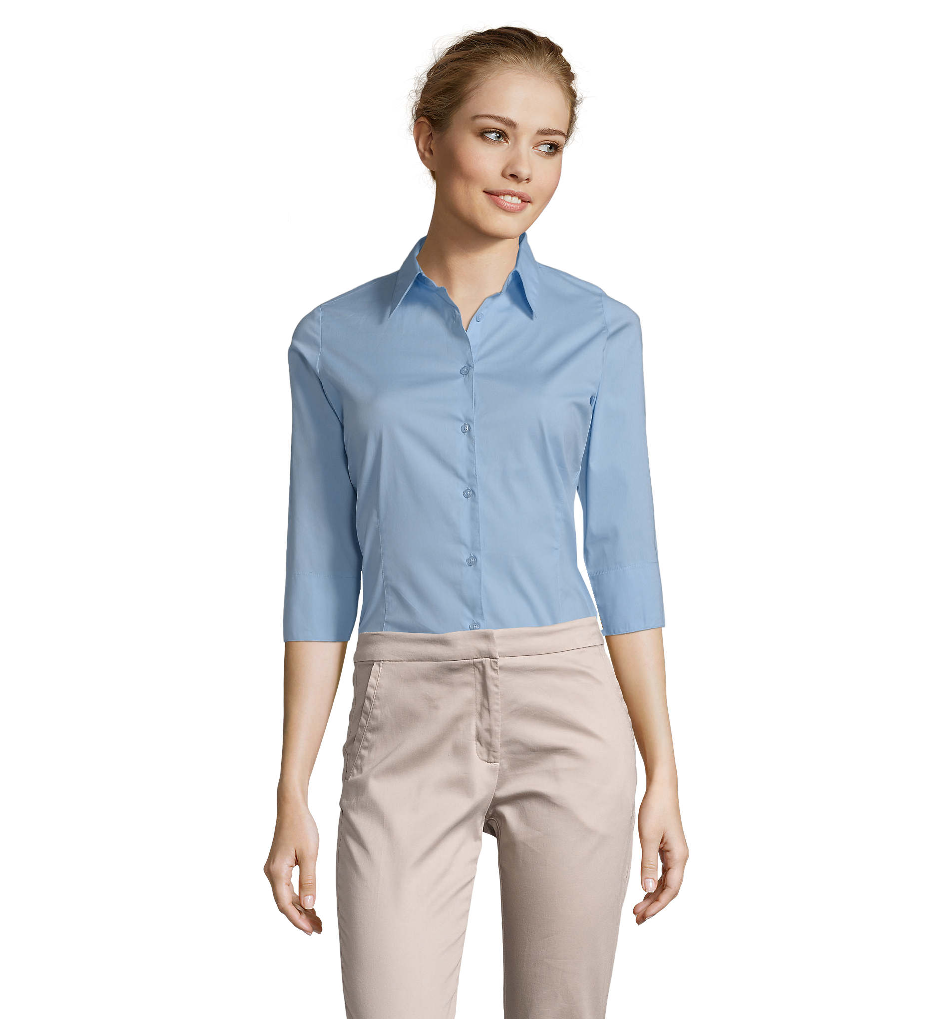 EFFECT STRETCH WOMEN SHIRT